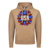 American Sunflower Vintage Hoodie | Teevron