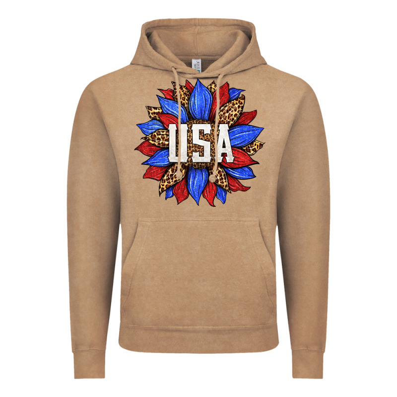 American Sunflower Vintage Hoodie by HRA Design Shop | Teevron