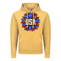 Vintage Mustard american sunflower Vintage Hoodie - HRA Design Shop