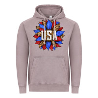 Vintage Zinc american sunflower Vintage Hoodie - HRA Design Shop