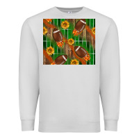 Dove Grey american football with sunflower tumbler Premium Sweatshirt - BundleAndBundleShop
