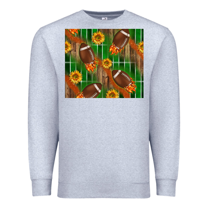 American Football With Sunflower Tumbler Premium Sweatshirt by BundleAndBundleShop | Teevron