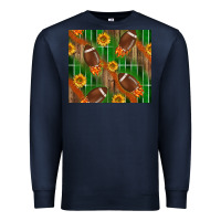 Navy american football with sunflower tumbler Premium Sweatshirt - BundleAndBundleShop
