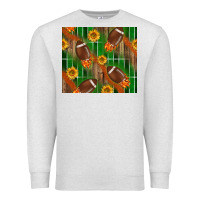 Oatmeal Heather american football with sunflower tumbler Premium Sweatshirt - BundleAndBundleShop