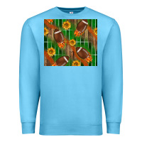 Ocean Blue american football with sunflower tumbler Premium Sweatshirt - BundleAndBundleShop