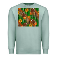 Seafoam american football with sunflower tumbler Premium Sweatshirt - BundleAndBundleShop
