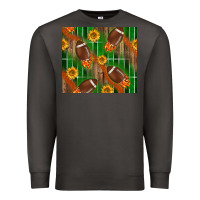 Smoke american football with sunflower tumbler Premium Sweatshirt - BundleAndBundleShop