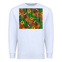 White american football with sunflower tumbler Premium Sweatshirt - BundleAndBundleShop