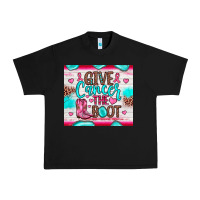 Black give cancer the boot Urban Heavy Tee - JahusDesignShop