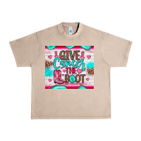 French Oak give cancer the boot Urban Heavy Tee - JahusDesignShop