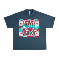 Midnight Navy give cancer the boot Urban Heavy Tee - JahusDesignShop