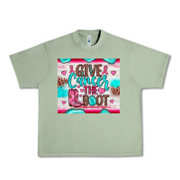 Oil Green give cancer the boot Urban Heavy Tee - JahusDesignShop