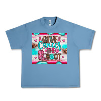 Pebble Blue give cancer the boot Urban Heavy Tee - JahusDesignShop