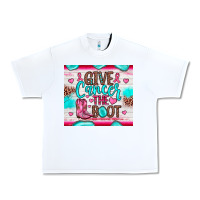 White give cancer the boot Urban Heavy Tee - JahusDesignShop