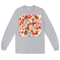 Moon Dust back to school seamless pattern 5 (3600x3600) Long Sleeve Tee - AdoDesignShop