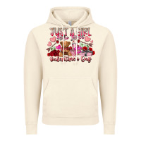 Vintage Artic just  girl who loves valentines day Vintage Hoodie - RacoonDesign