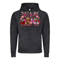 Just  Girl Who Loves Valentines Day Vintage Hoodie | Teevron