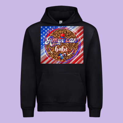 American Babe Urban Hoodie Designed By Tumblerdesignbyshophia
