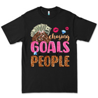 Black chasing goals not people Premium Tee - texasbilliewilder