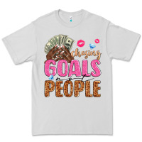 Dove Grey chasing goals not people Premium Tee - texasbilliewilder