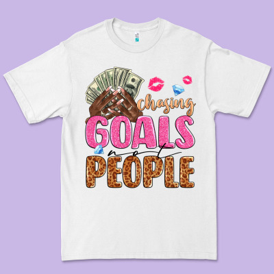 Chasing Goals Not People Premium Tee Designed By Texasbilliewilder