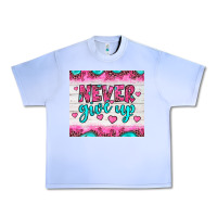 Grape Ice never give up Urban Heavy Tee - JahusDesignShop