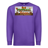 Purple football therapy license plate Premium Sweatshirt - BundleAndBundleShop