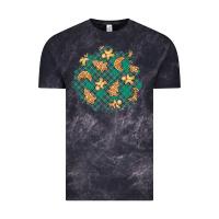 Cloud Black christmas gingerbread cookies patch Vintage Tee - BundleAndBundleShop