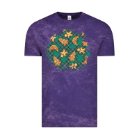 Cloud Purple christmas gingerbread cookies patch Vintage Tee - BundleAndBundleShop