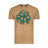 Christmas Gingerbread Cookies Patch Vintage Tee | Teevron