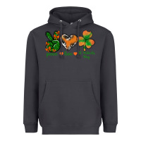 Smoke Peace Love St.Patrick's Day Heavyweight Hoodie - BundleAndBundleShop