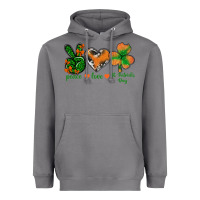 Storm Peace Love St.Patrick's Day Heavyweight Hoodie - BundleAndBundleShop