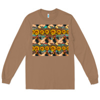 Toasted Coconut seamless poultry farm sunflowers chicken coop tumbler Long Sleeve Tee - Artiststas