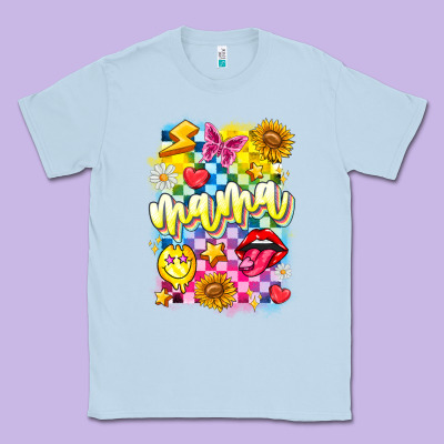 Mama Classic Tee Designed By Cowhidedigitalart