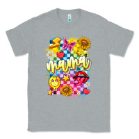 Heather Grey Mama Classic Tee - CowhideDigitalArt