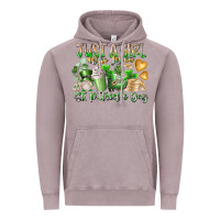 Vintage Zinc Just a Girl who Loves Saint Patrick's Day Vintage Hoodie - RacoonDesign