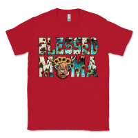 Red blessed mama Classic Tee - JahusDesignShop