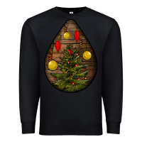 Black christmas  teardrop Premium Sweatshirt - BundleAndBundleShop