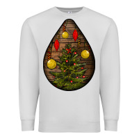 Dove Grey christmas  teardrop Premium Sweatshirt - BundleAndBundleShop