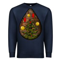 Navy christmas  teardrop Premium Sweatshirt - BundleAndBundleShop