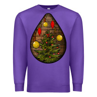 Purple christmas  teardrop Premium Sweatshirt - BundleAndBundleShop