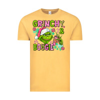 Vintage Mustard christmas characters and bougie Vintage Tee - AdoDesignShop