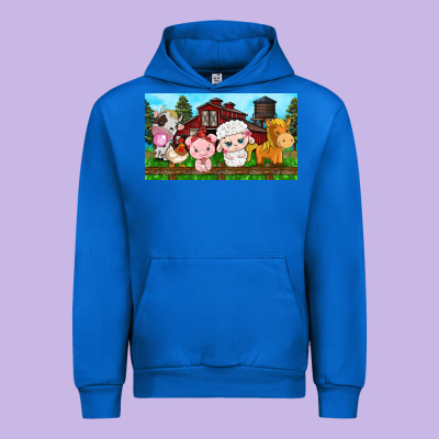 Cute Farm Animals Urban Hoodie Designed By Tumblerdesignbyshophia