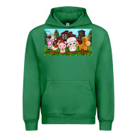 Emerald cute farm animals Urban Hoodie - TumblerDesignByShophia