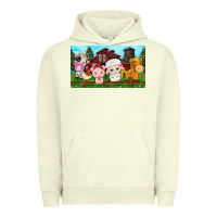 Pigment Pistachio cute farm animals Urban Hoodie - TumblerDesignByShophia