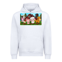 White cute farm animals Urban Hoodie - TumblerDesignByShophia
