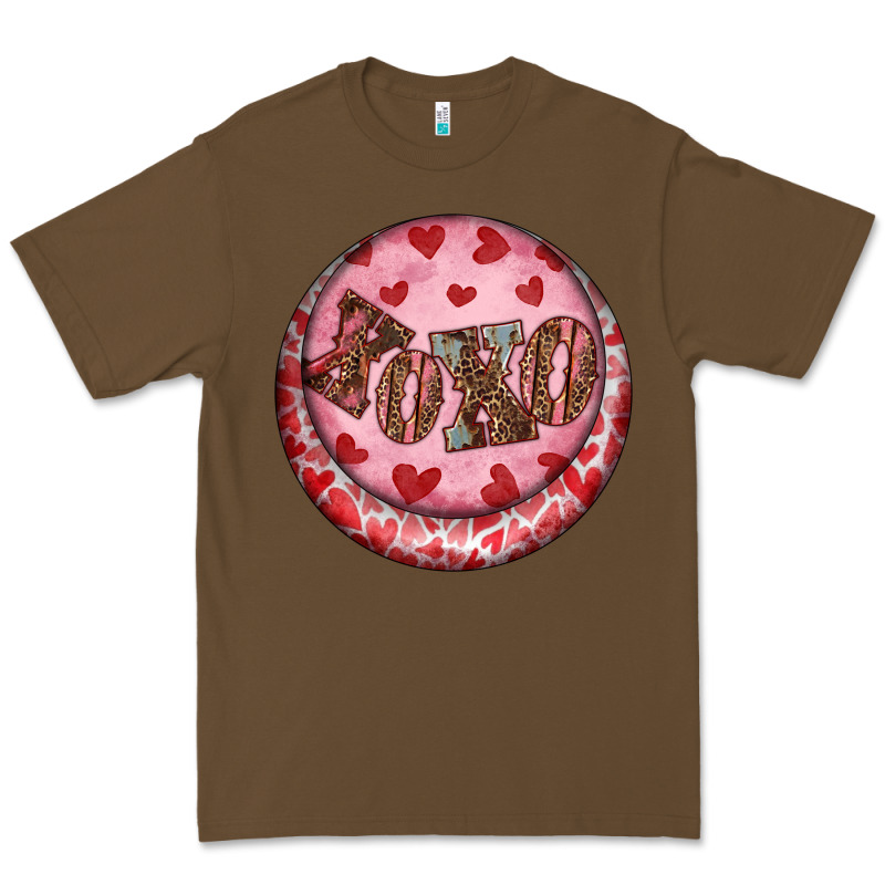 Western Valentine's Day Xoxo Round Earrings Premium Tee by RanaPortraitStore | Teevron