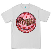 Dove Grey Western valentine's day xoxo round earrings Premium Tee - RanaPortraitStore