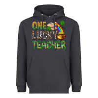 Smoke One Lucky Teacher St. Patricks Heavyweight Hoodie - BundleAndBundleShop