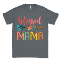 Charcoal Heather blessed mama Classic Tee - JahusDesignShop